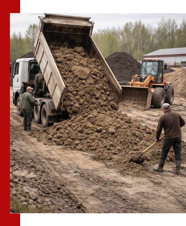 Доставка глин и суглинков в Волхове оптом и вкрай