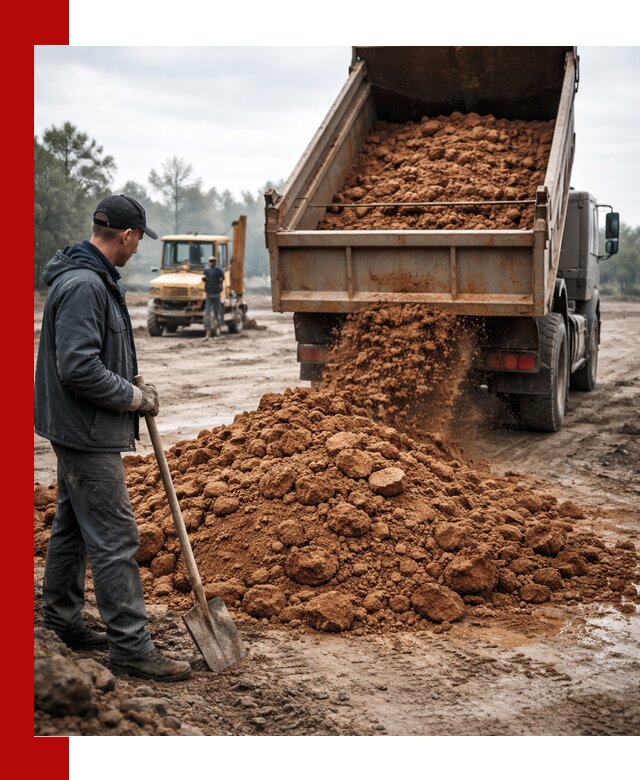 Глина для засыпки в Волхове с доставкой самосвалами
