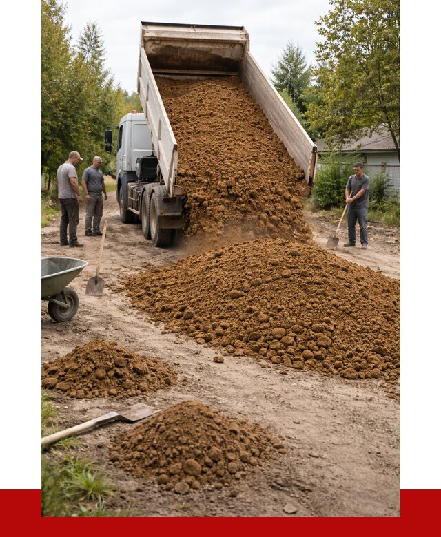 Купить суглинок с доставкой в Волхове от 2617 р. за куб | ПРОНЕРУДВлх