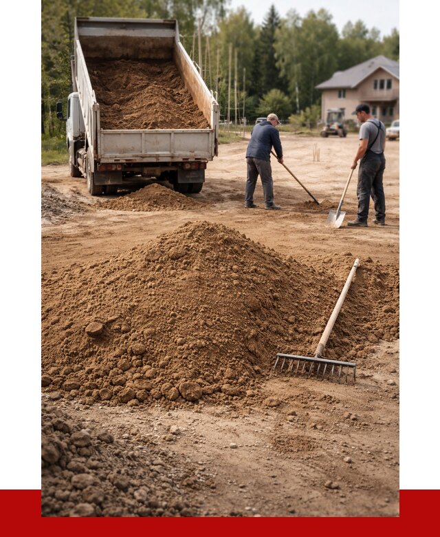 Суглинок для планировки в Волхове с доставкой от 4397 р. | ПРОНЕРУДВлх