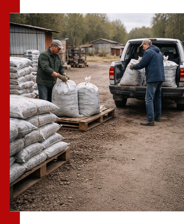 Купить конский навоз в мешках с доставкой в Волхове