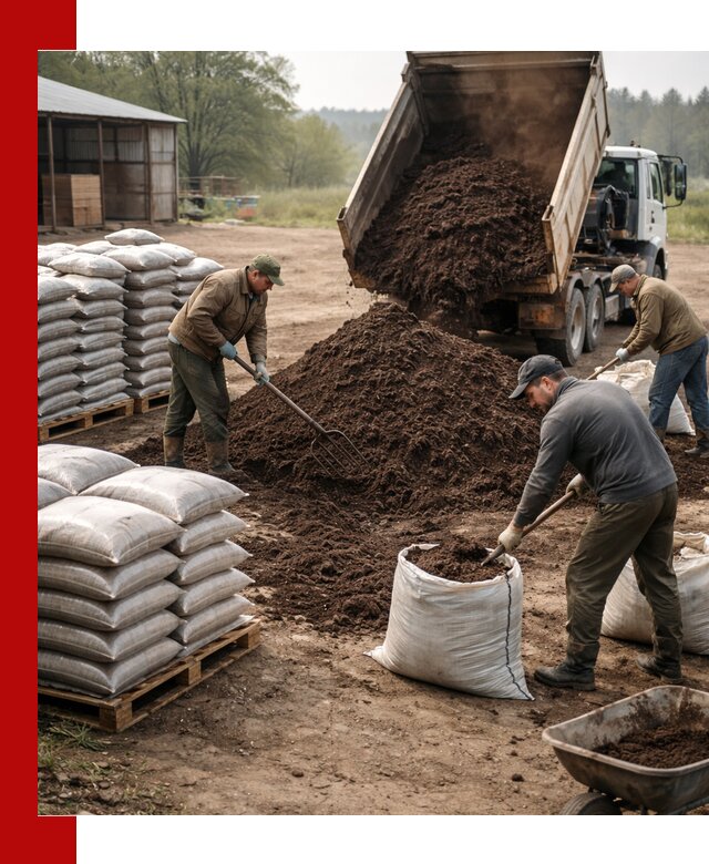 Доставка компоста оптом и в розницу в Волхове