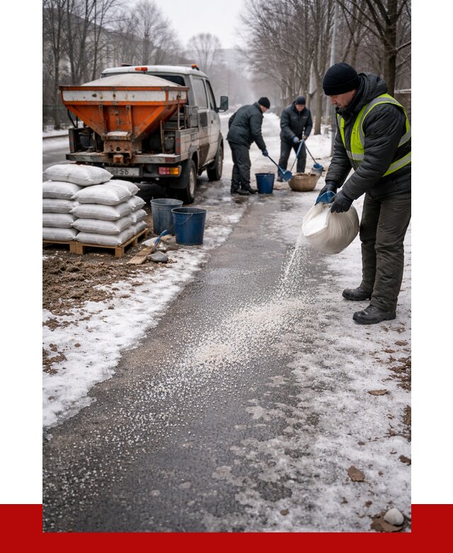 Реагент против гололеда в Волхове с доставкой от 4711 р. | ПРОНЕРУДВлх