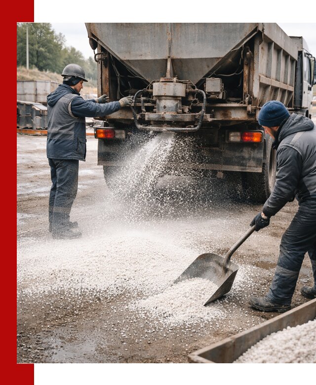 Доставка и продажа хлористого кальция в Волхове