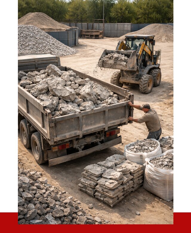 Купить бой бетона с доставкой в Волхове от 5025 р. | ПРОНЕРУДВлх