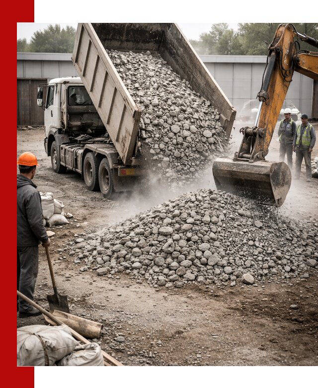 Доставка дробленого бетона в Волхове оптом и в розницу