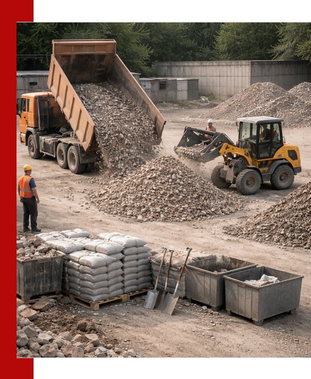 Вторичные материалы для отсыпки в Волхове — поставка и доставка