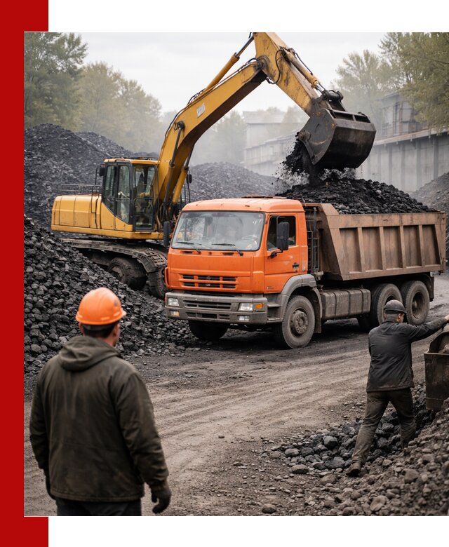 Доставка угля автотранспортом в Волхове быстро и выгодно