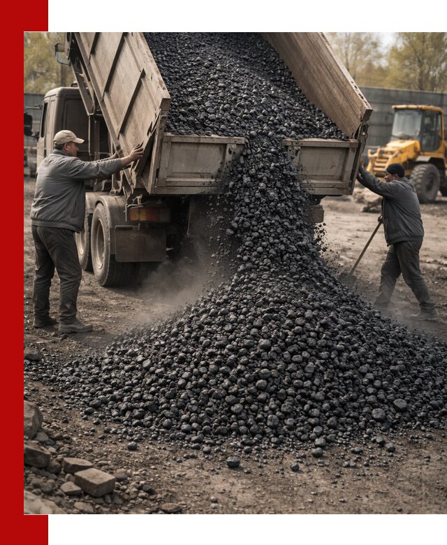 Доставка угля семечка самосвалами в Волхове