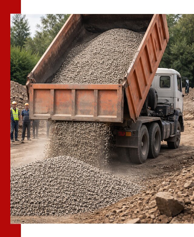 Доставка сыпучих материалов самосвалом в Волхове быстро и надежно