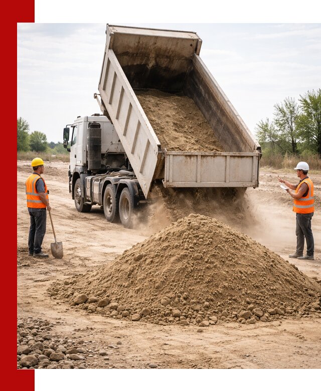 Доставка самосвалом 15 кубов в Волхове за город и по городу