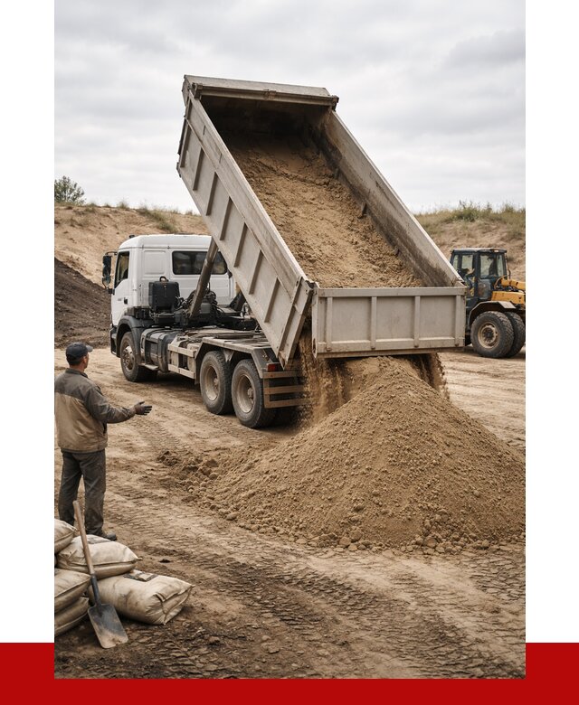 Доставка самосвалом 20 кубов в Волхове от 7851 р. | ПРОНЕРУДВлх