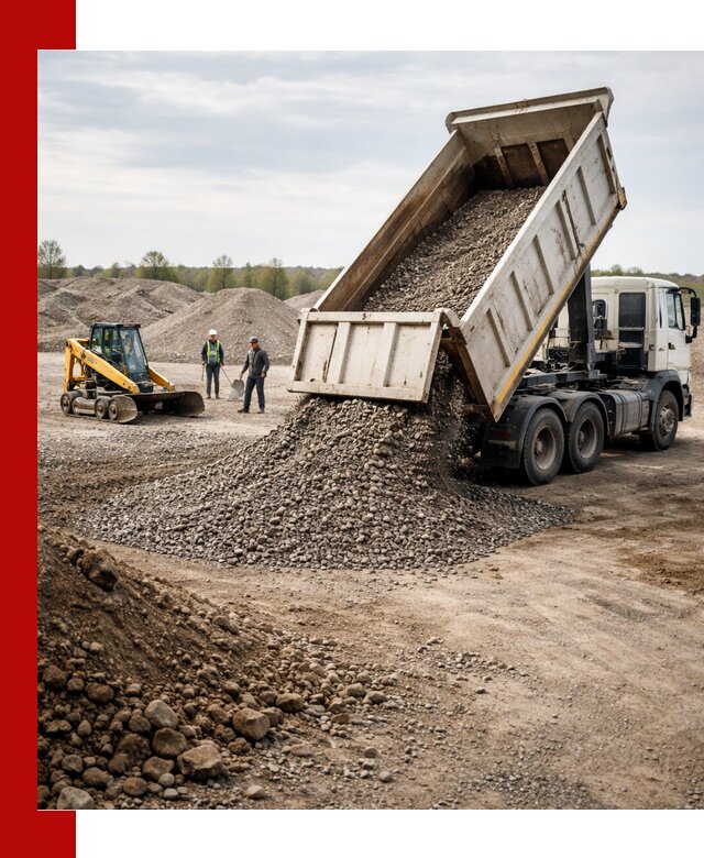 Доставка самосвалом 25 м³ в Волхове быстро и надежно