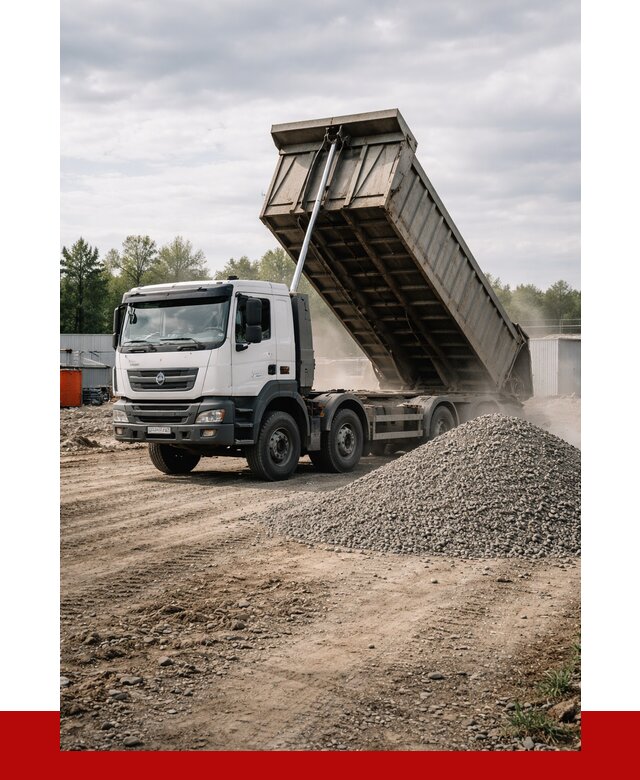 Доставка самосвалом 40 кубов в Волхове от 9421 р. | ПРОНЕРУДВлх