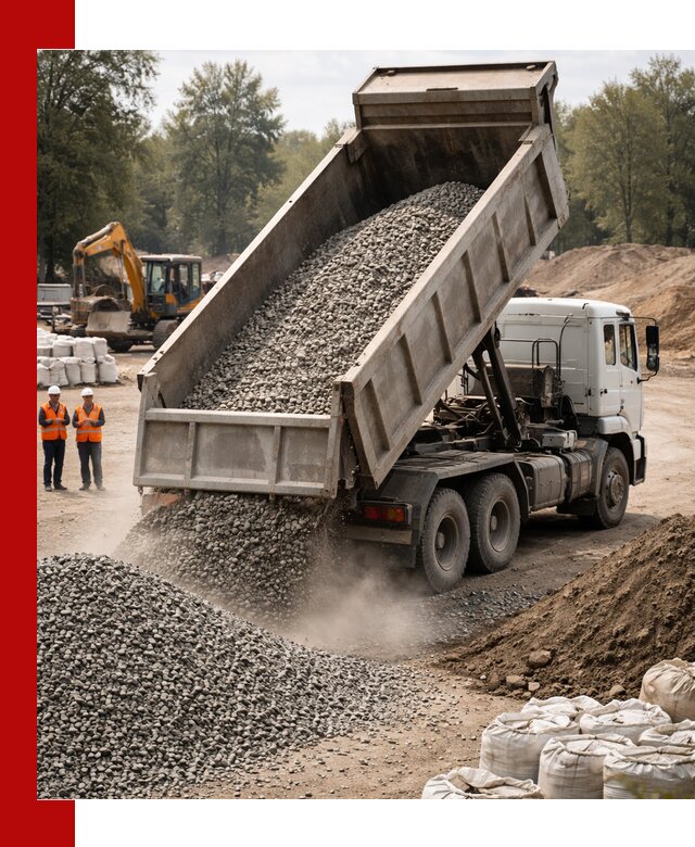 Аренда самосвала в Волхове для доставки сыпучих и нерудных материалов