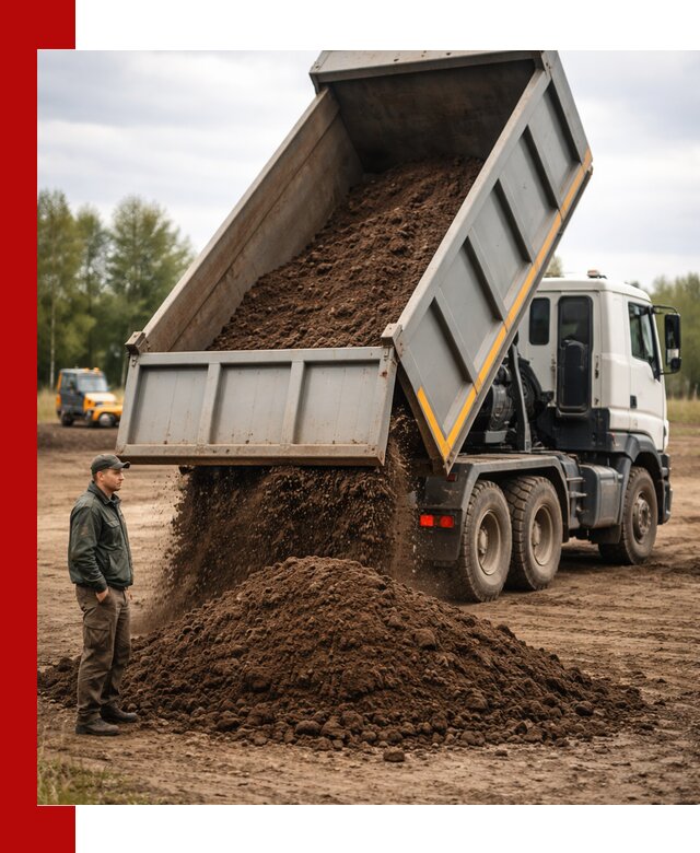 Аренда самосвала с водителем в Волхове для сыпучих грузов и навоза