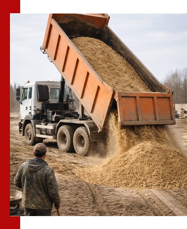 Аренда самосвала 20 тонн для перевозки грузов в Волхове