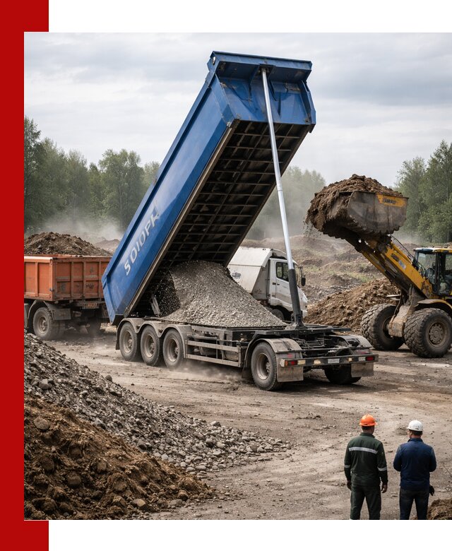 Аренда тонар 40 тонн в Волхове с доставкой материалов