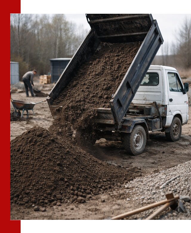 Аренда минисамосвала в Волхове для доставки сыпучих материалов