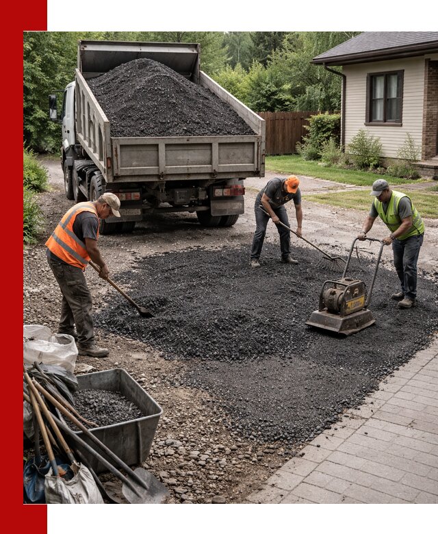Асфальтовая крошка для двора с доставкой в Волхове